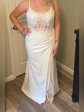 David’s Bridal wedding dress